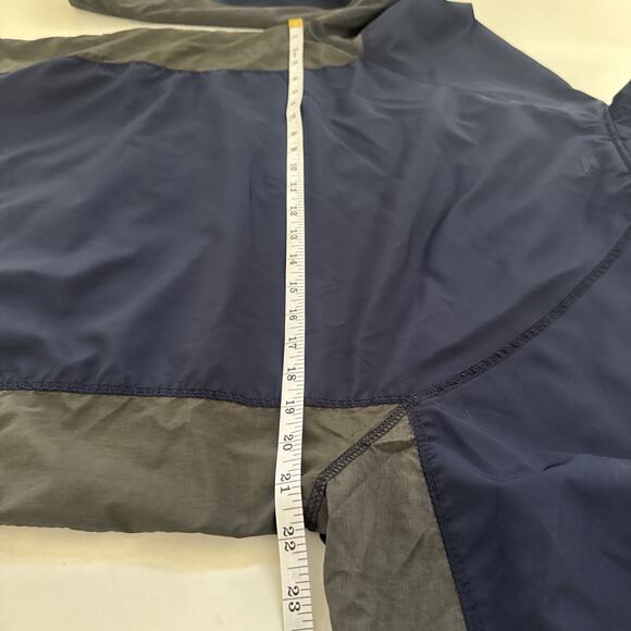 Vtg Colosseum Georgetown Hoyas Hooded Windbreaker Jacket Full Zip 90s Medium Y2K - Picture 9 of 9